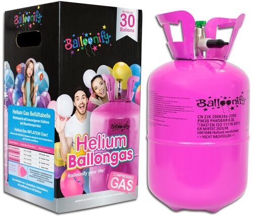Helium voor 30x 9 inch ballonnen