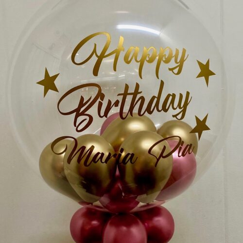 Alternative view of Luxe gepersonaliseerde XL Bubble tekst ballon (tip)