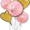 Folie ballon geboorte /babyshower - ballon-set-5-ballonnen-oh-baby