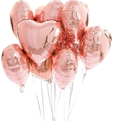 Alternative view of Helium gevulde folie HART ballonnen