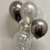 Ballon bouquet Godan Zilver