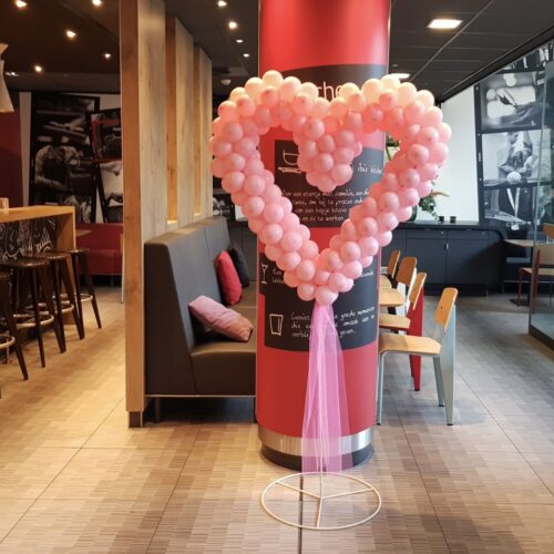 Ballonhart op standaard