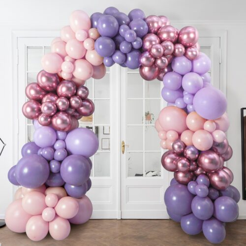 Ballondecoraties op kleur thema