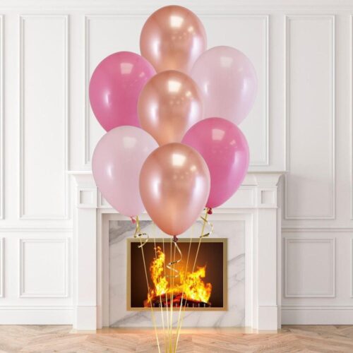 Helium latex ballon tros