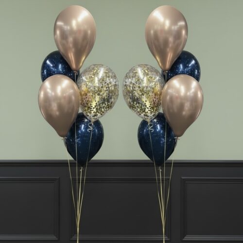 Alternative view of Luxe Ballonset Bibi Reflex Galaxy blue per tros