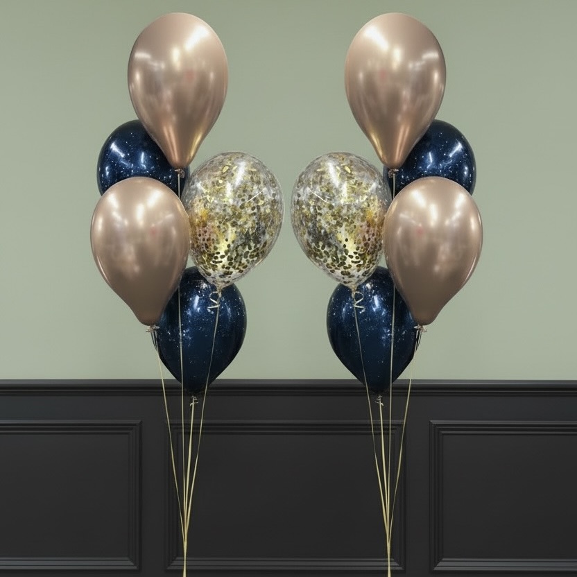 Luxe Ballonset Bibi Reflex Galaxy blue per tros