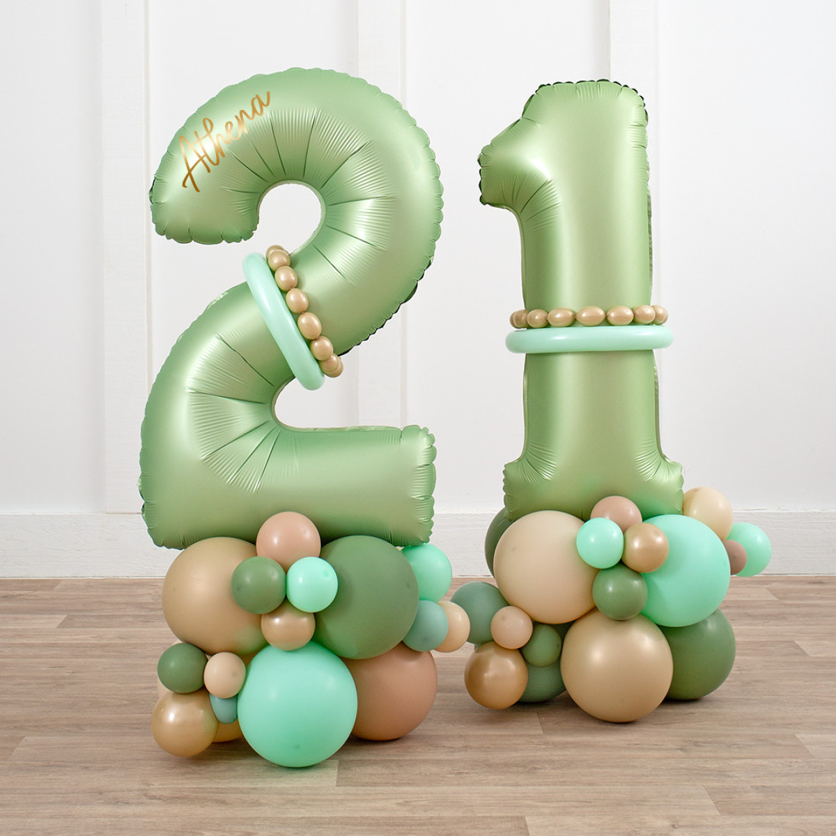 Cijfer decoratie Olijf