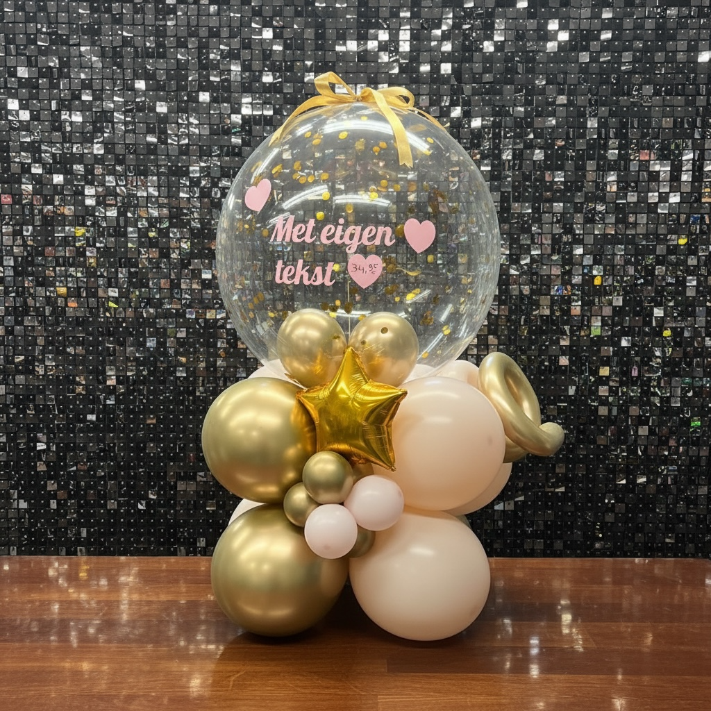 Luxe gepersonaliseerde bubble stack - Afbeelding 2