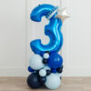 Cijfer decoratie Royal Blue