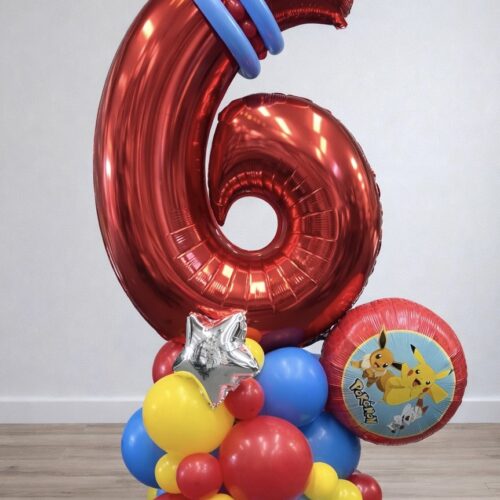 Alternative view of Cijfer decoratie Pokemon