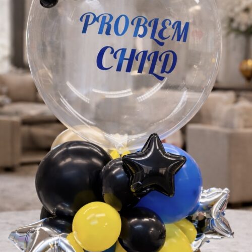 Luxe gepersonaliseerde XL bubble stack