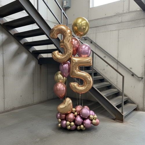 Alternative view of “Rosé Royale cijfer showstuk”