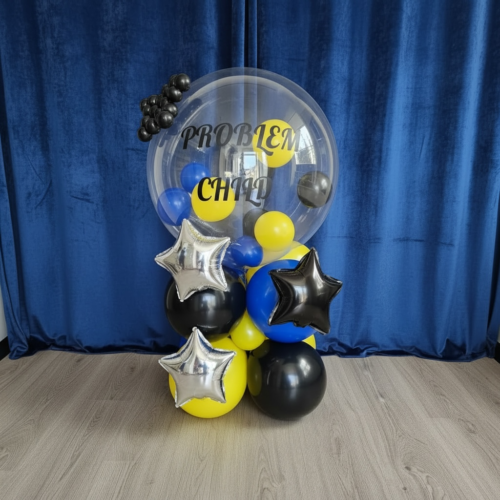 Luxe gepersonaliseerde XL bubble stack