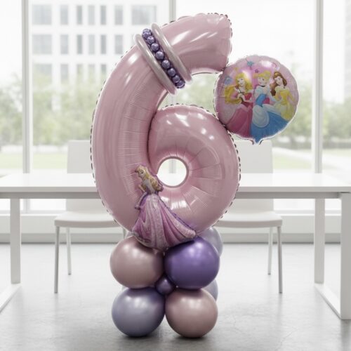 Alternative view of Cijfer decoratie Princess