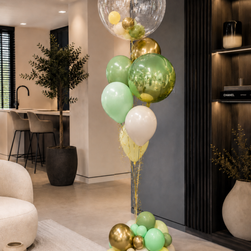 Alternative view of Sage Luxe Bubble Bouquet