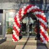 Medium Classic Ballonnenboog Rood-wit