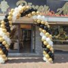 Medium Classic Ballonnenboog Chrome goud-zwart-wit